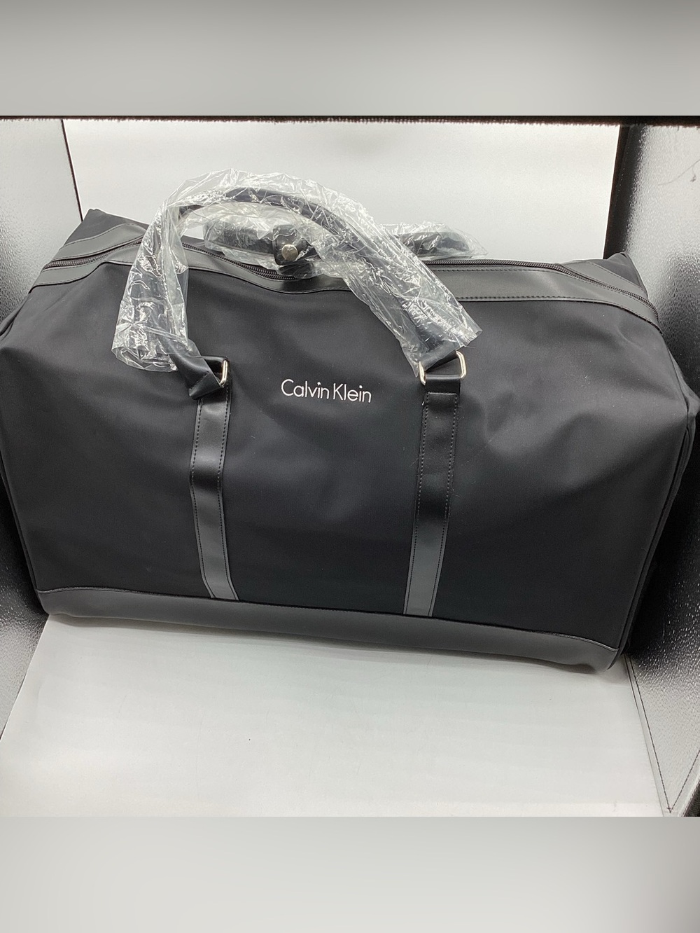 Calvin Klein Black Nylon Duffel Bag- New with Tags
